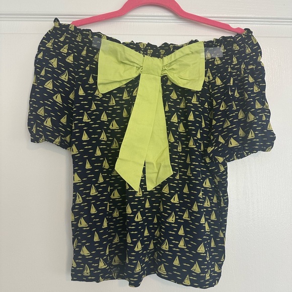 Porridge by Anthropologie Off-the-shoulder Sailboat Top - Picture 2 of 5
